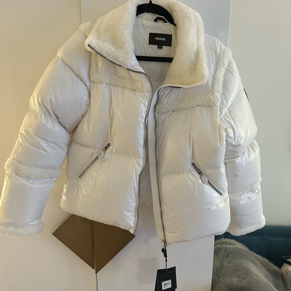 Mackage Jackets & Blazers - NWT Mackage white puffer women’s $950